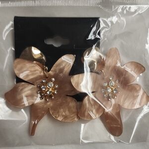 New York & Company Floral Earrings